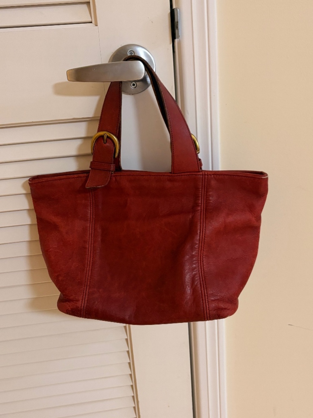 Vintage coach Waverly bag - red